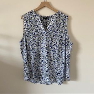 NWT Adrianna Papell Floral Print Tank Top
